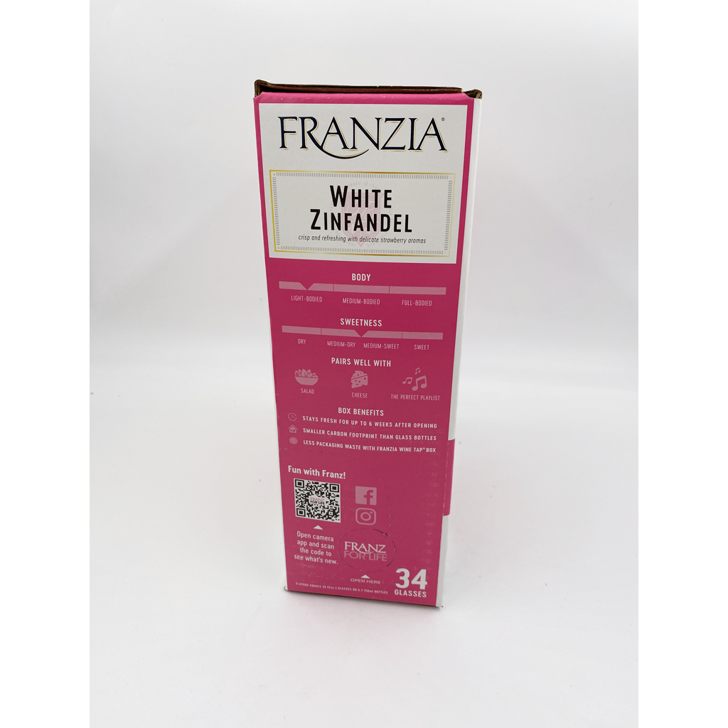Franzia White Zinfandel - 5.0L