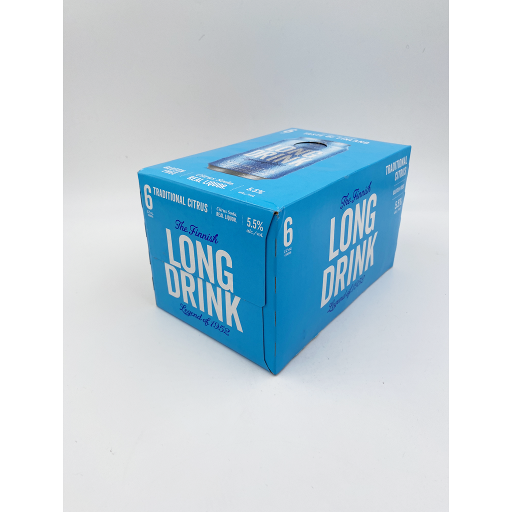 Long Drink Traditional Citrus 6 Pack Can