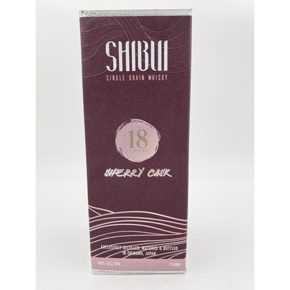 Shibui Single Grain Sherry Cask 18 Years - 750ML
