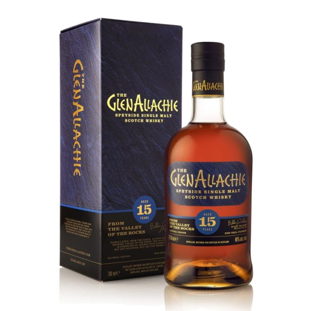GlenAllachie 15 Year Old Speyside Single Malt Scotch Whisky - 700 ML