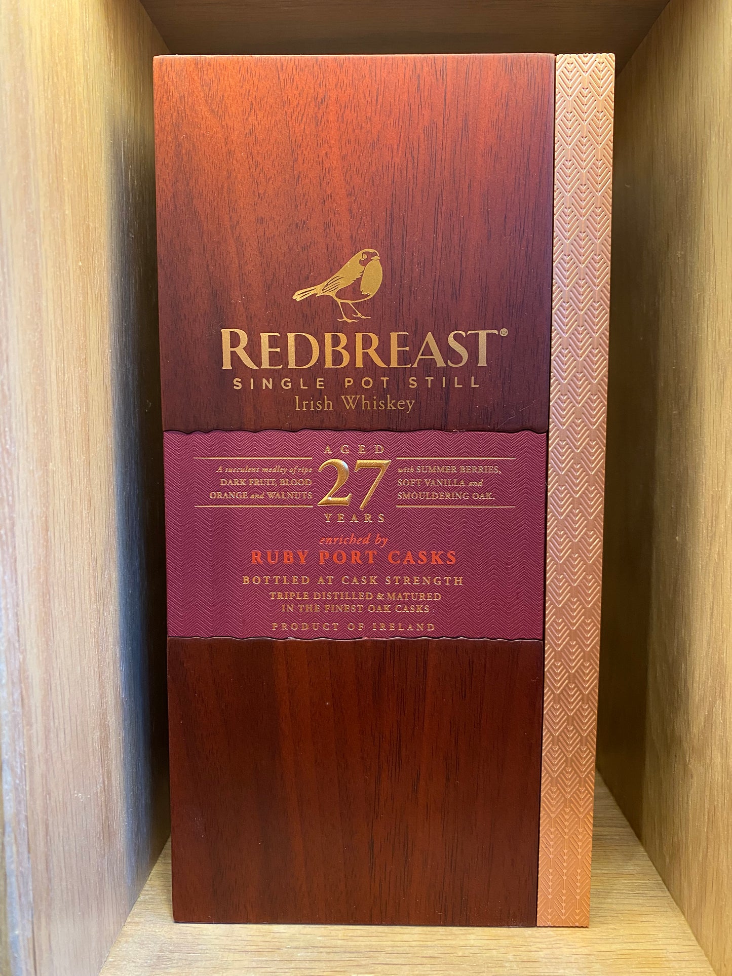 Redbreast 27 Year Old Irish Whiskey Batch No.3, 750 ML